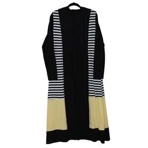 Two Piece Maxi Dress and Vest Set Size 12 Large